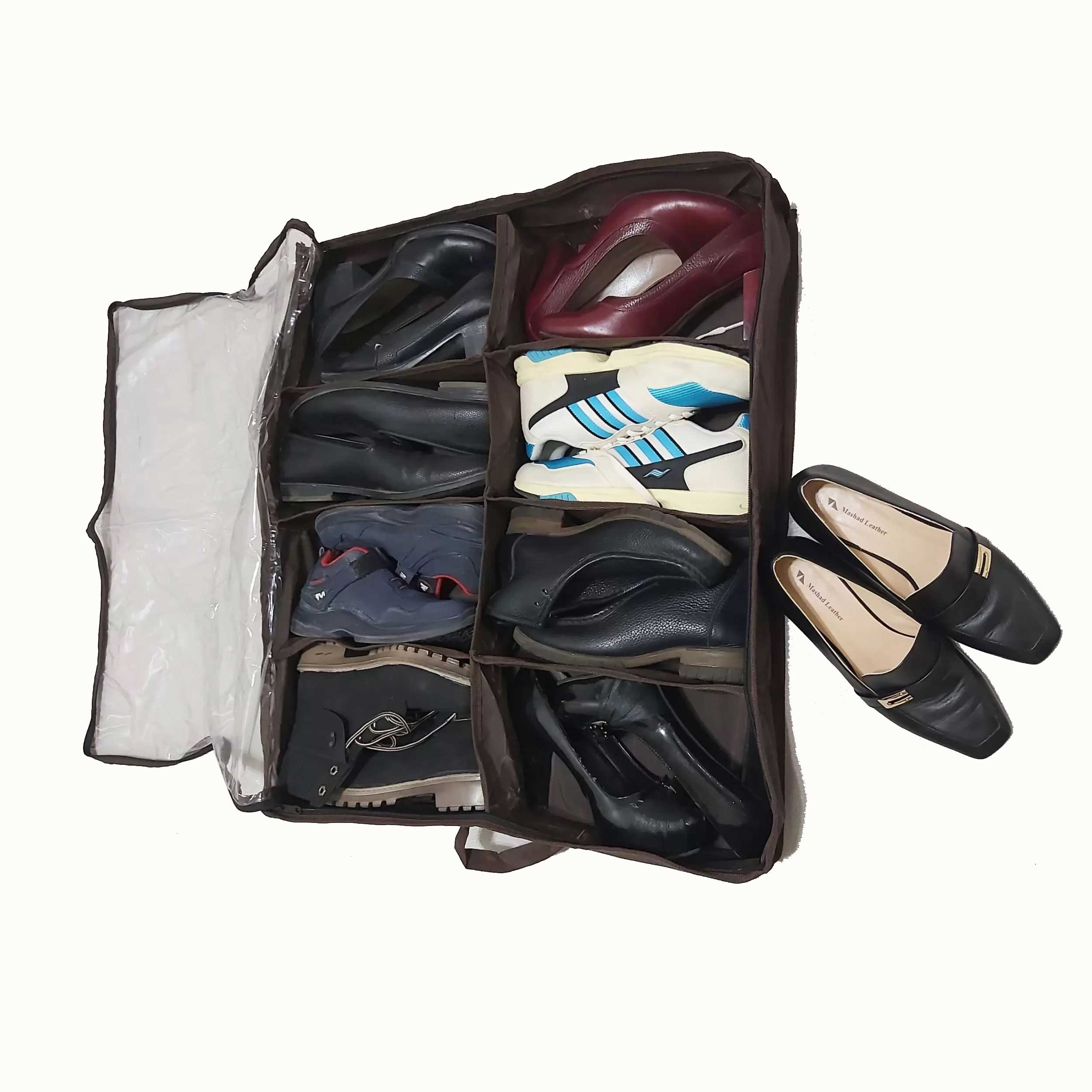 نظم دهنده کفش زیر تختی 8 طبقه - تصویر 2